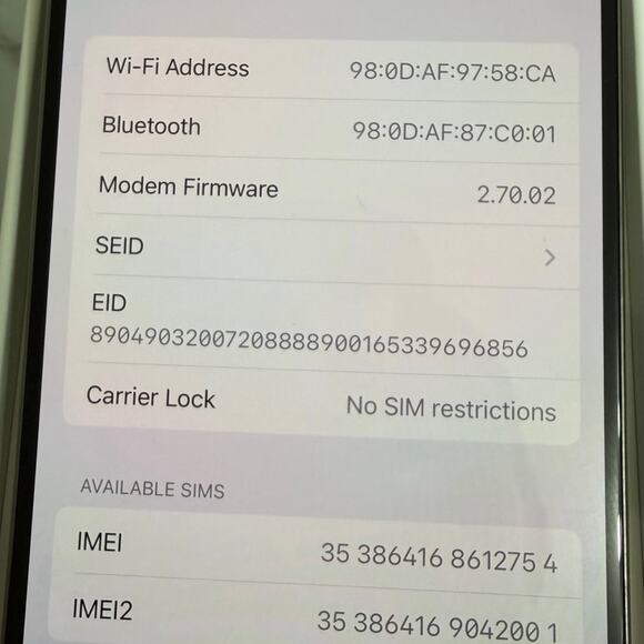 iPhone 15 Pro – 256GB – Unlocked – Natural Titanium - Picture 5 of 6